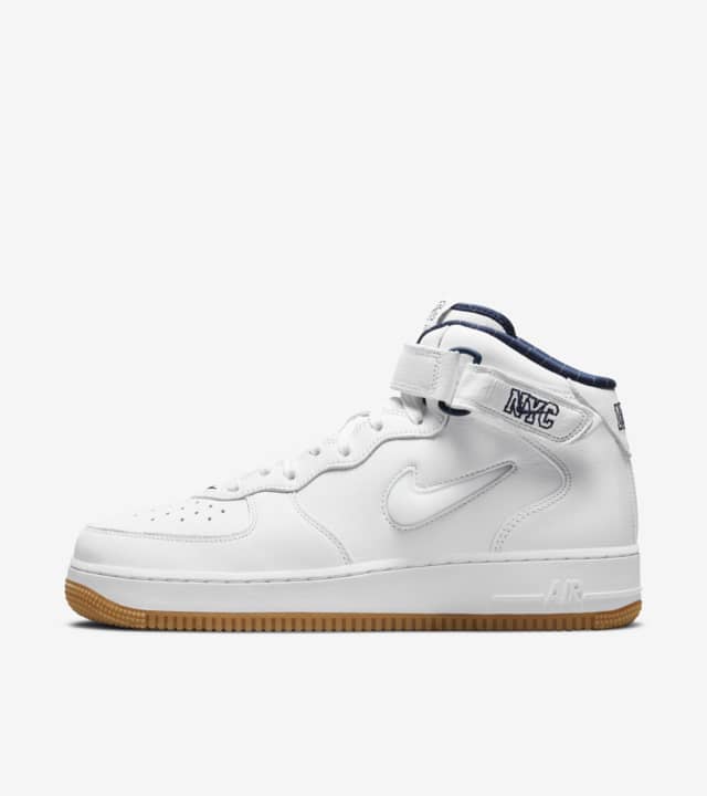 Air Force 1 Mid Jewel NYC Cool Grey y Midnigh Navy 2021