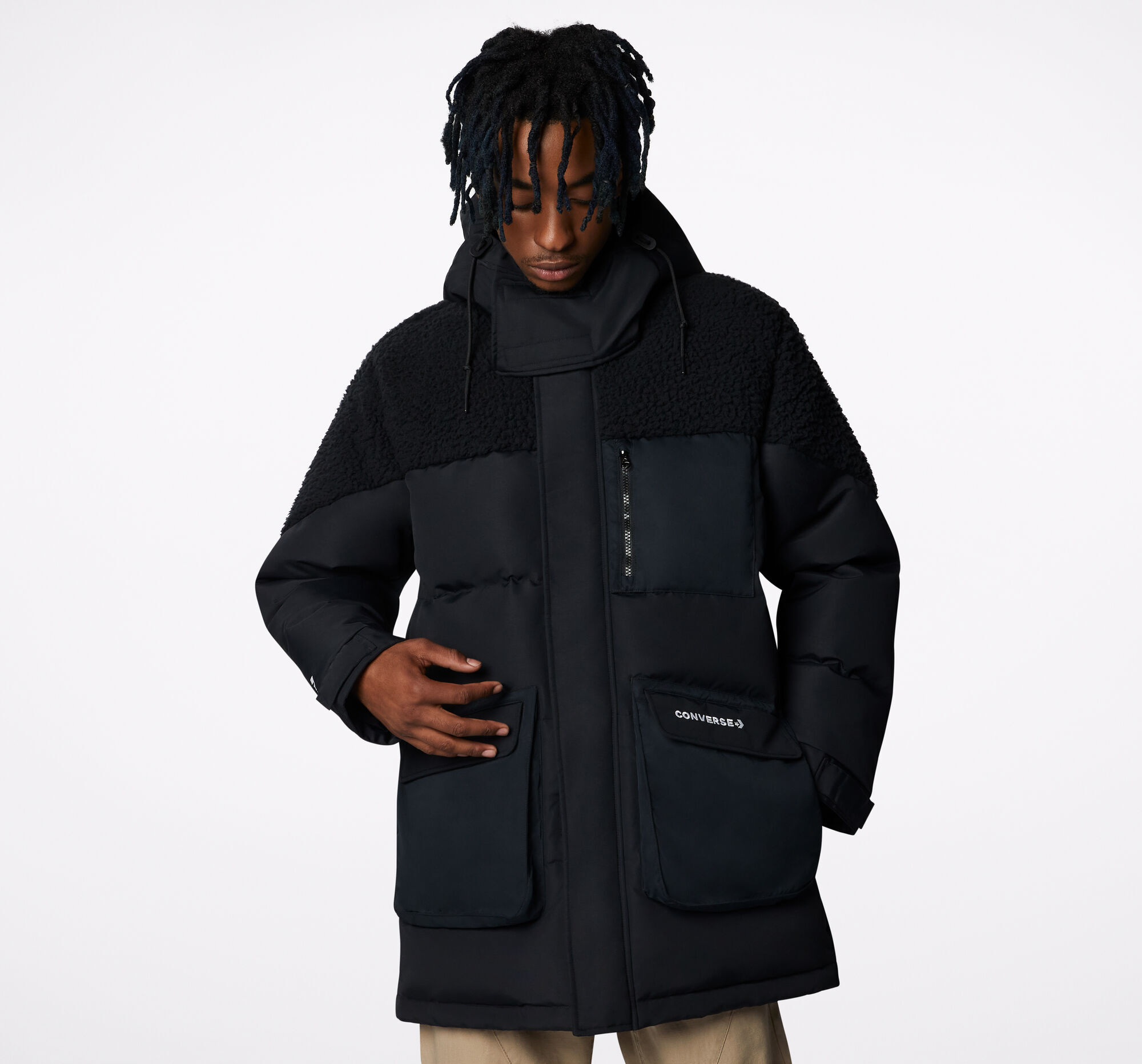 Black Friday converse Premium Mid Down Jacket