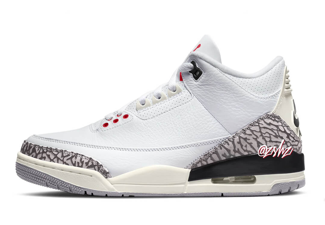 4_Air Jordan 3 “White Cement Reimagined” 