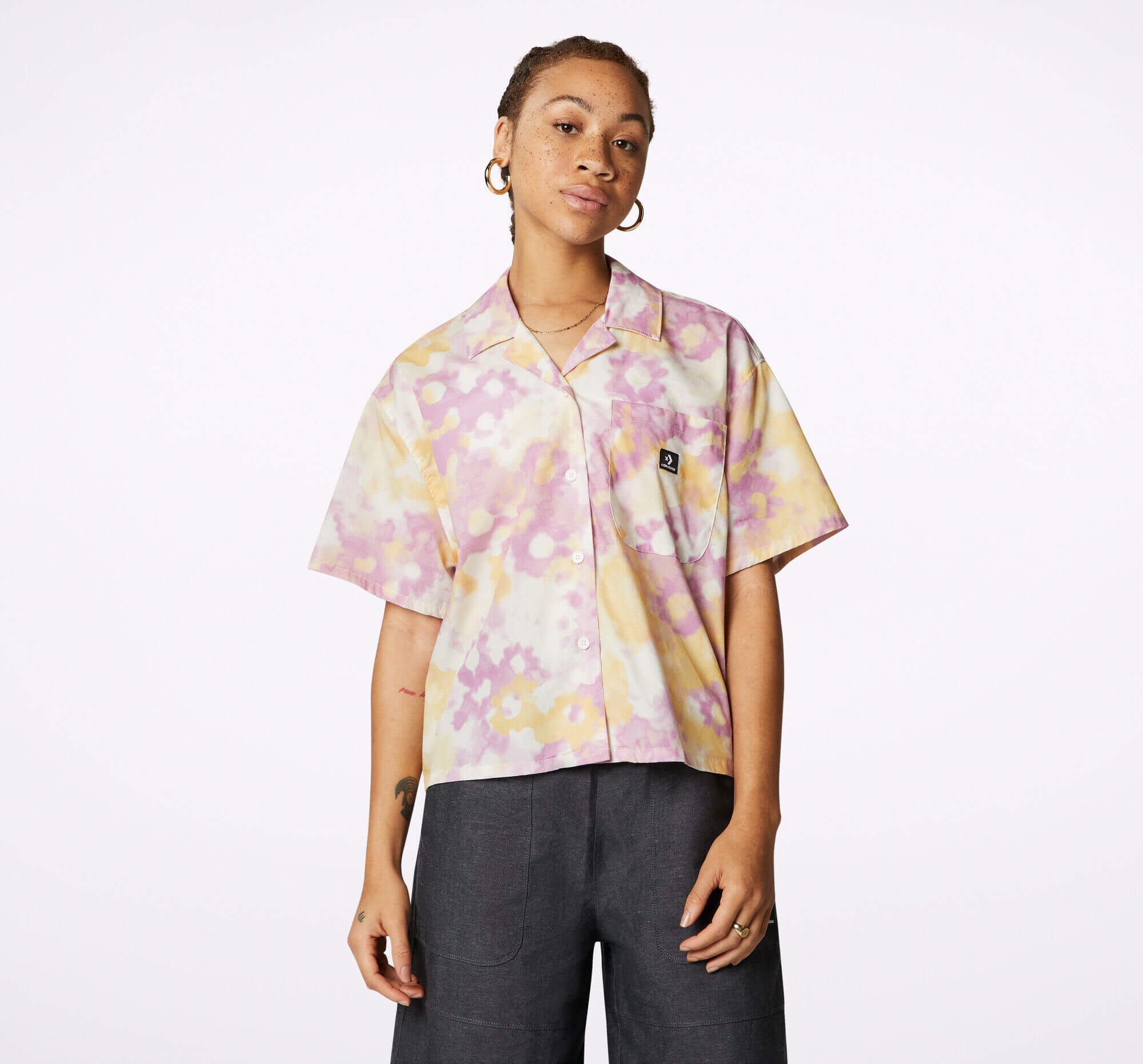 6_Camiseta Floral Print Short Sleeve Resort