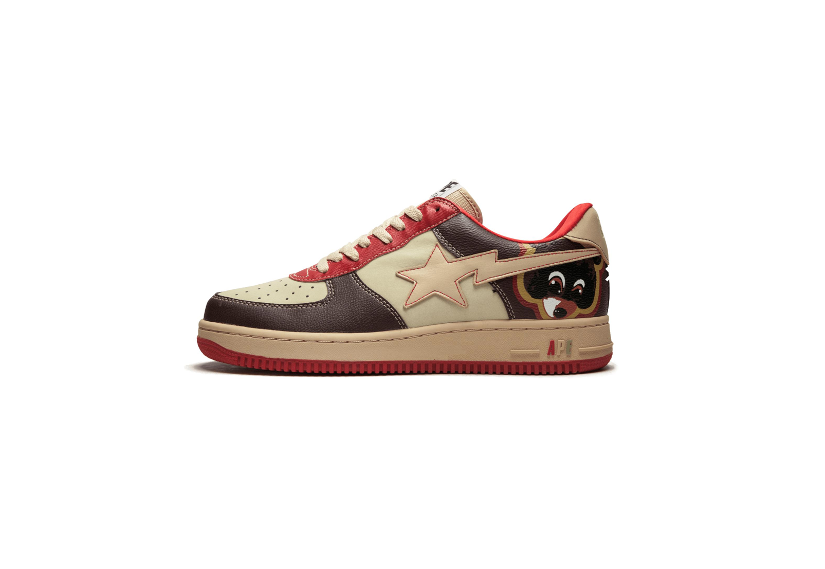 A bathing Ape Brown Sta A bathing Ape Brown Sta