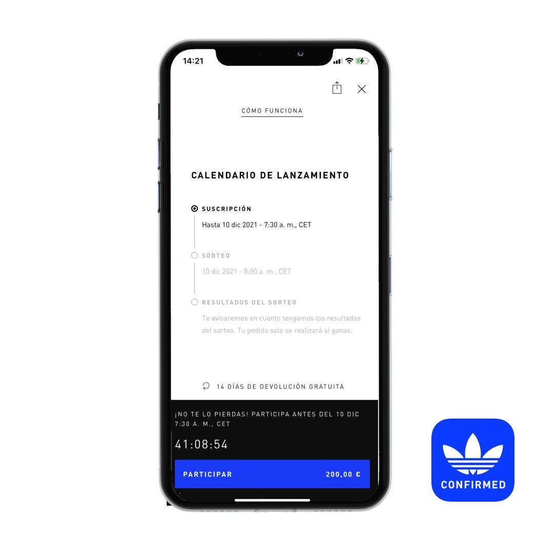 Adidas app confirmed proximos lanzamientos adidas 2021