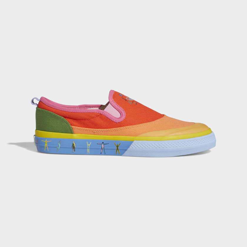 ADIDAS PRIDE PACK 2021 NIZZA SLIP ON PRIDE