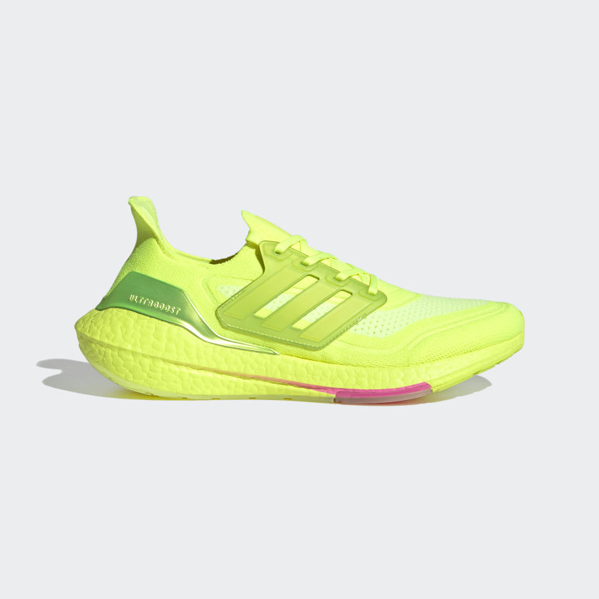 Adidas Ultraboost 21 amarillo neon