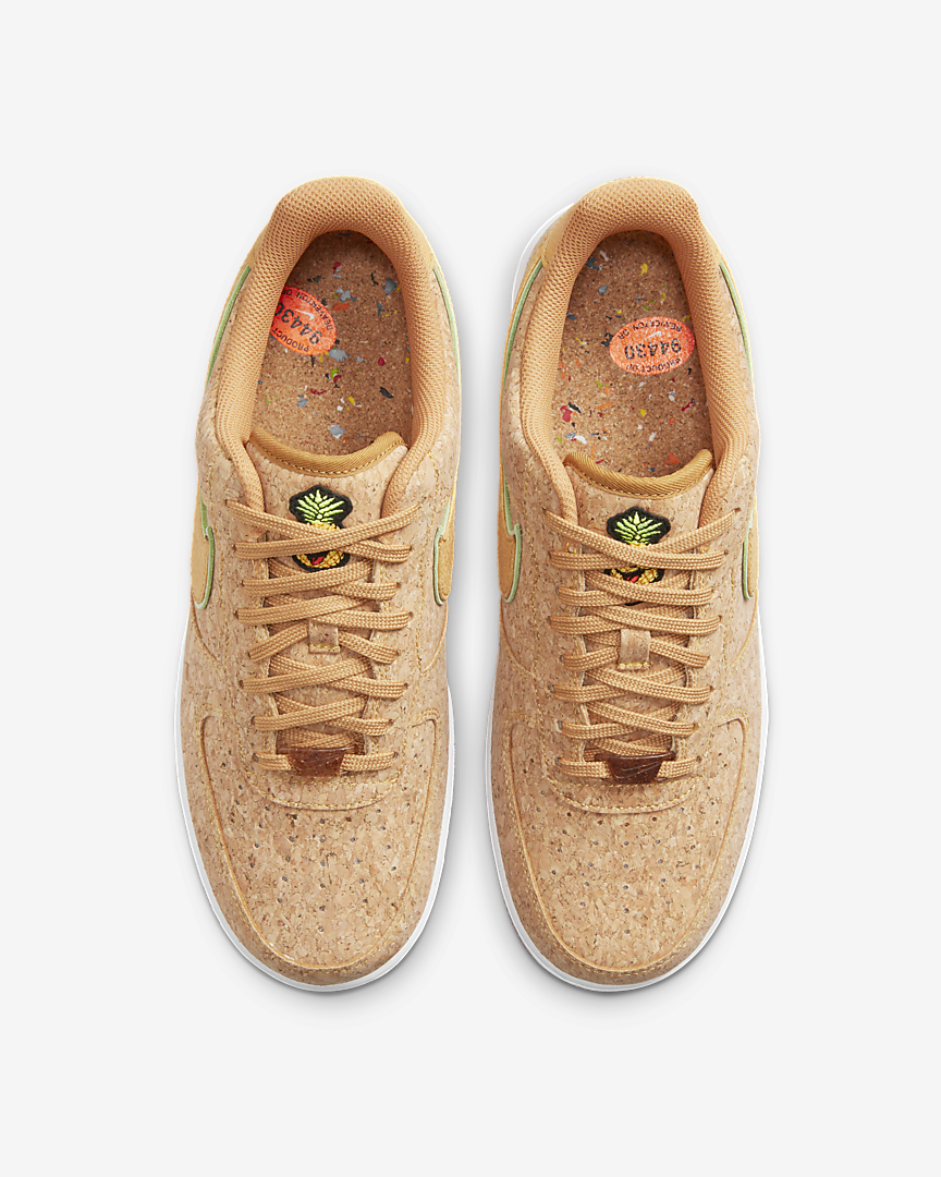 🥇Nuevas Nike Air Force 1 07 Premium Pineapple Cork 2021 | zapatillasysneakers.com