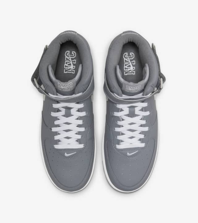 zapatillas Air Force 1 Mid Jewel NYC Cool Grey 2021 zapatillas Air Force 1 Mid Jewel NYC Cool Grey 2021
