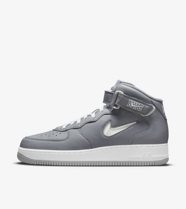 zapatillas Air Force 1 Mid Jewel NYC Cool Grey 2021 zapatillas Air Force 1 Mid Jewel NYC Cool Grey 2021
