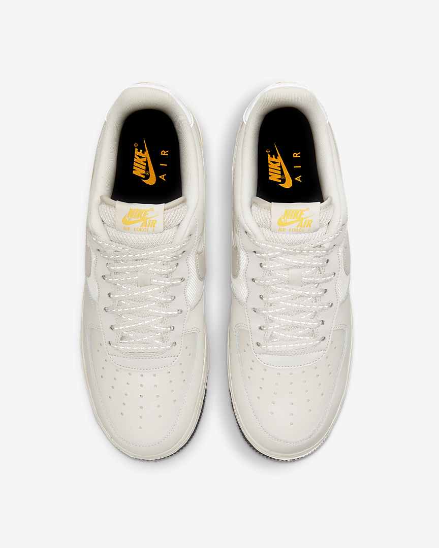 Nike Air Force 1 low White organge reflective 2021 Nike Air Force 1 low White organge reflective 2021