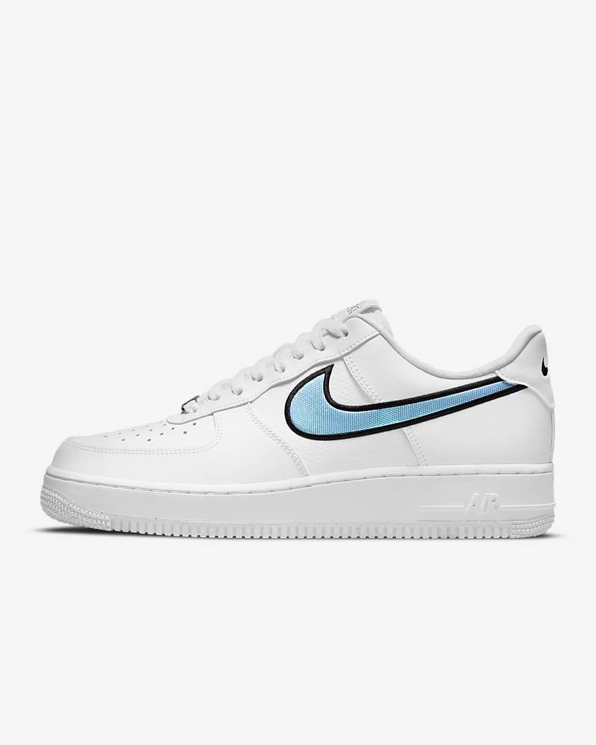 Nike Air Force 1 White Blue Iridescent 2021