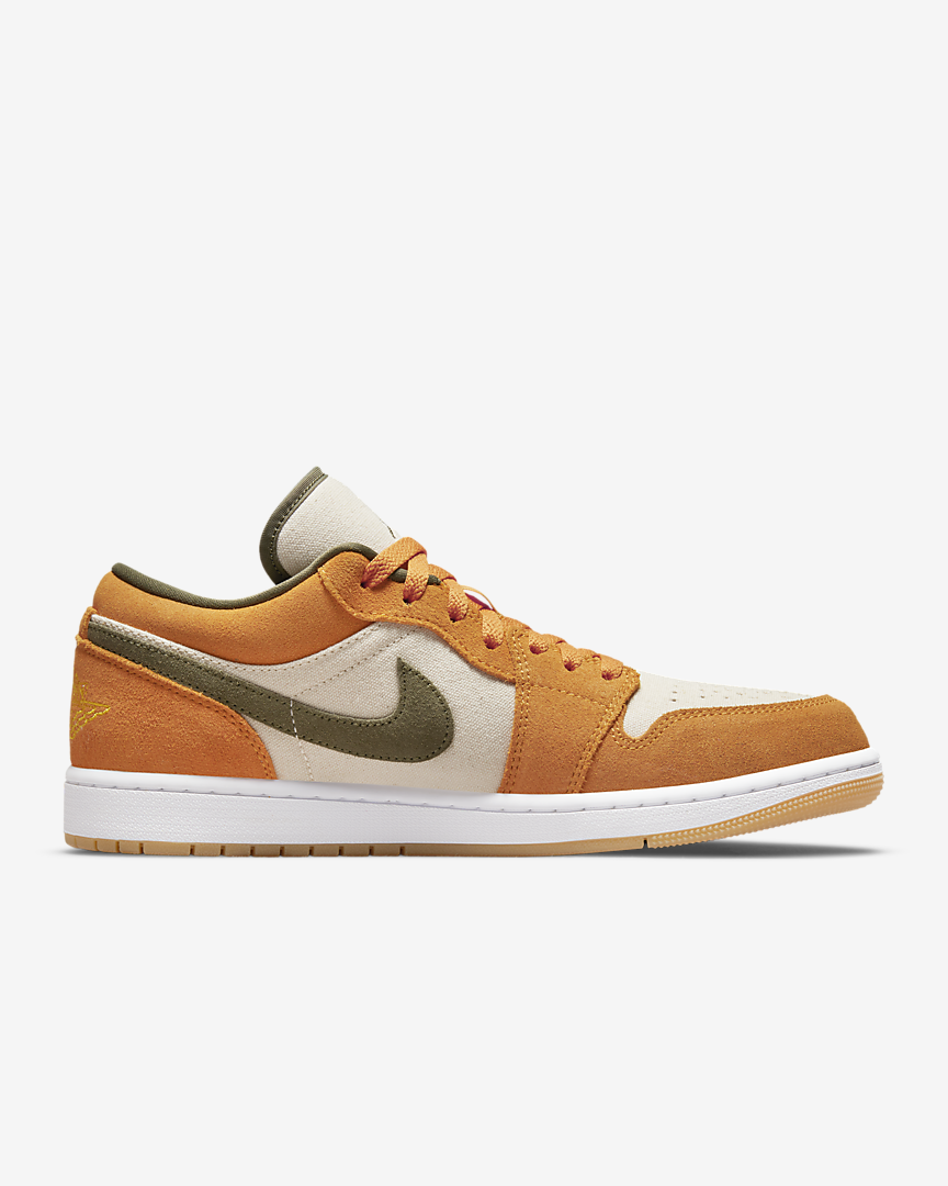 Air Jordan 1 Low SE Orange Olive