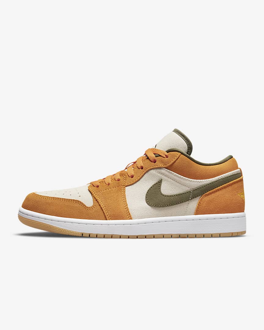 Air Jordan 1 Low SE Orange Olive