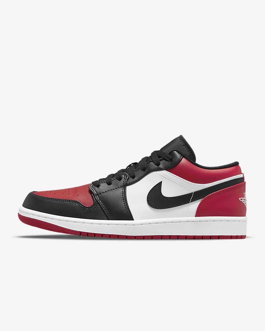 Air Jordan 1 Low Bred Toe 2022