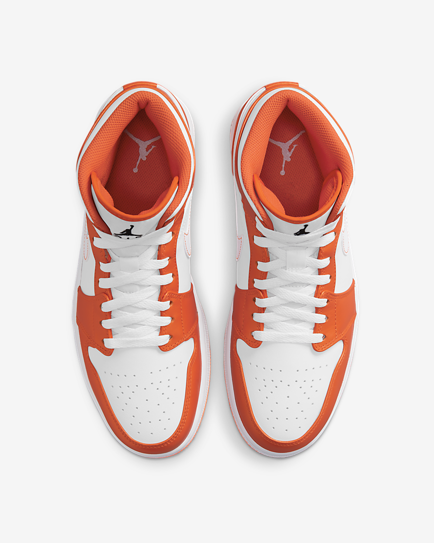 Air Jordan 1 Mid ‘electro orange’ 2021