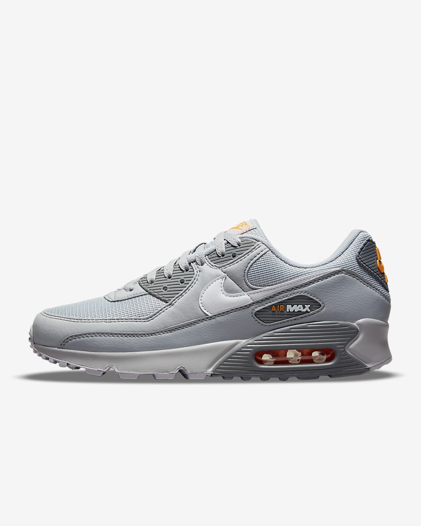 Nike Air Max 90 Wolf Grey Kumquat Cool Grey White
