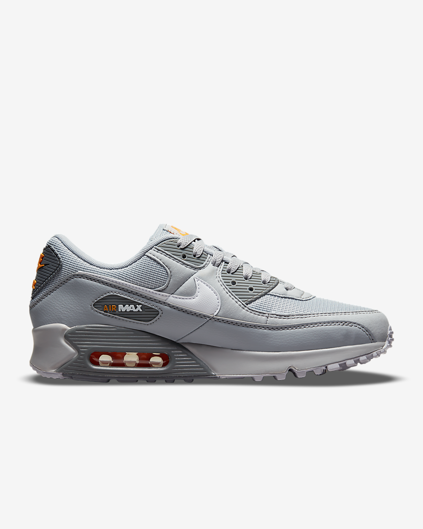 Nike Air Max 90 Wolf Grey Kumquat Cool Grey White