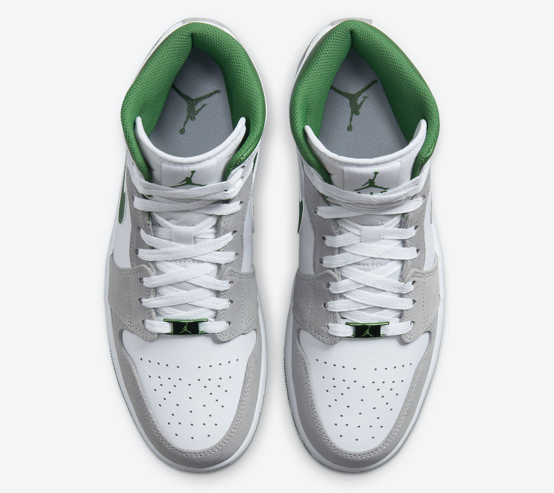 Air Jordan 1 Mid Grey Green Air Jordan 1 Mid Grey Green