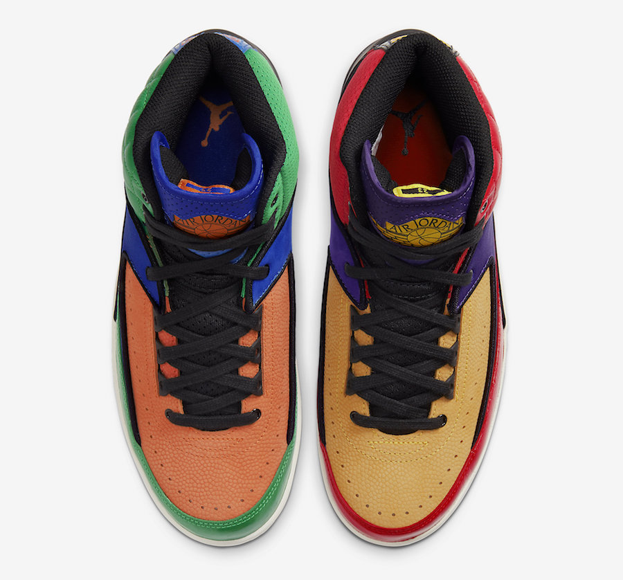AIR JORDAN 2 MULTICOLOR todos los RIVALES de MICHAEL JORDAN en la