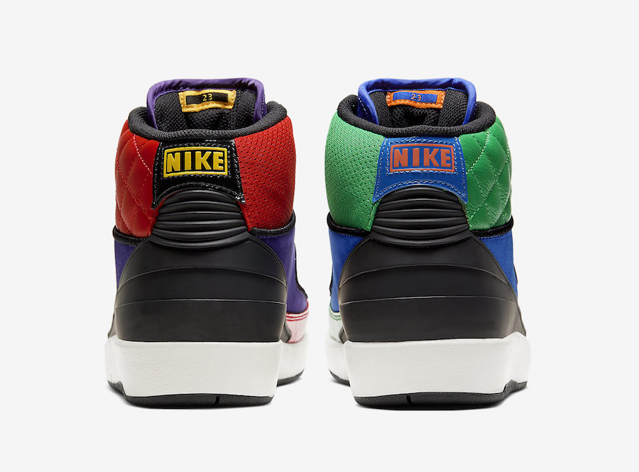 AIR JORDAN 2 MULTICOLOR todos los RIVALES de MICHAEL JORDAN en la