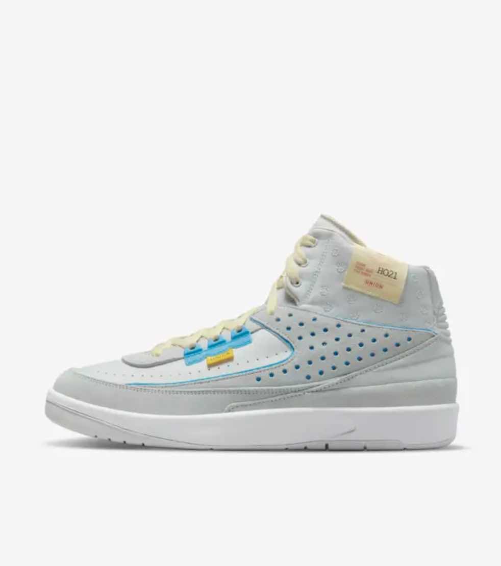 air jordan 2 x union la grey frog