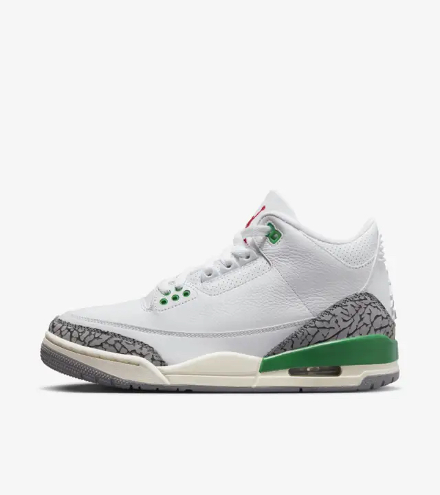 Air Jordan 3 para mujer Lucky Green