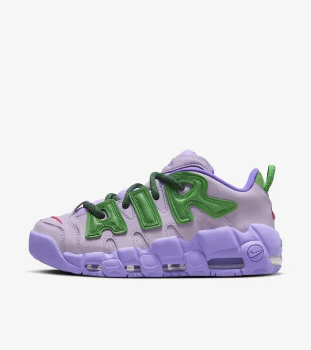 Nike Air More Uptempo Low x AMBUSH Lilac and Apple Green