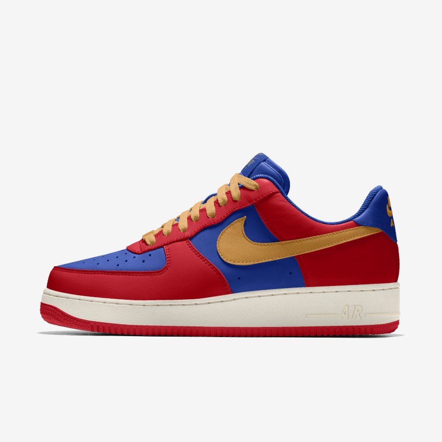 PERSONALIZA TUS AIR FORCE 1 CON DE BARÇA Y MADRID zapatillasysneakers.com