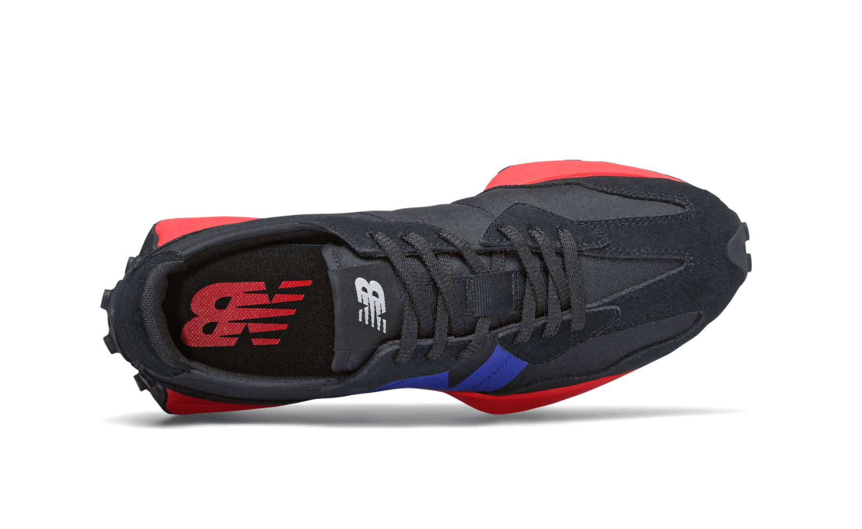 New Balance 327 Black with Energy Red 2020