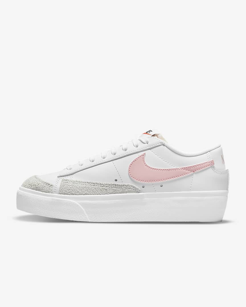 blazer plataforma rosa y blanco
