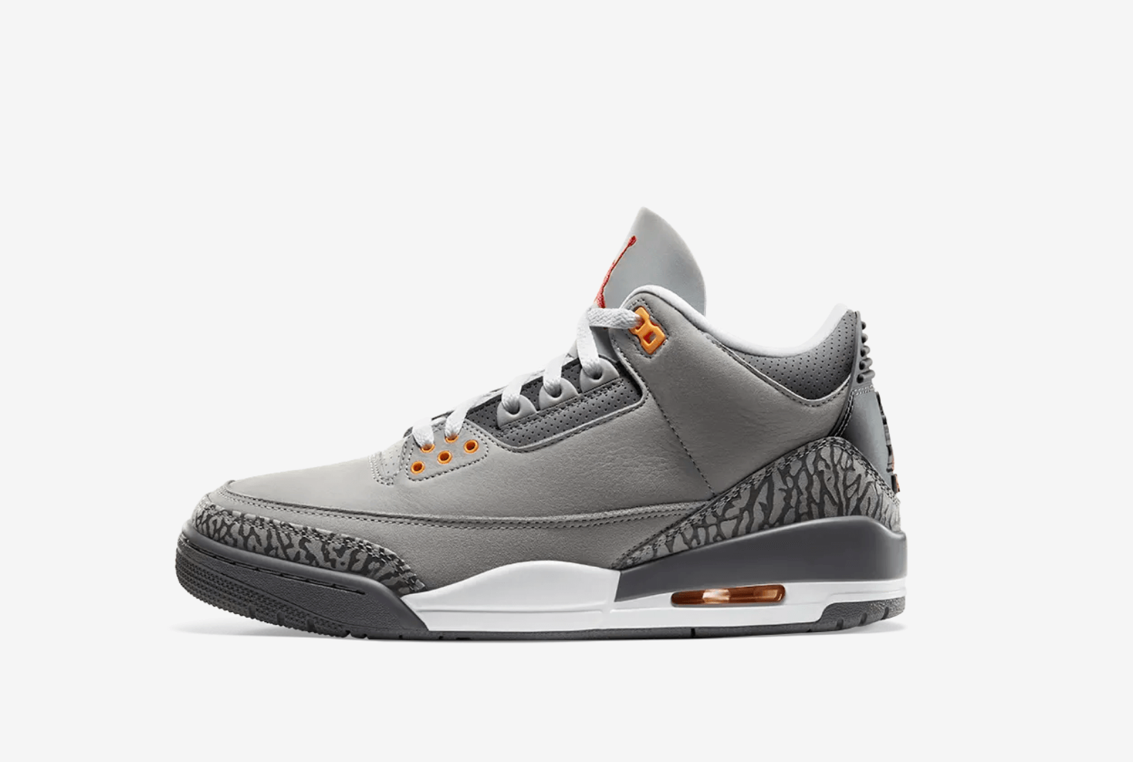 zapatillas Air Jordan 3 Cool Grey 2021 estampado de elefante
