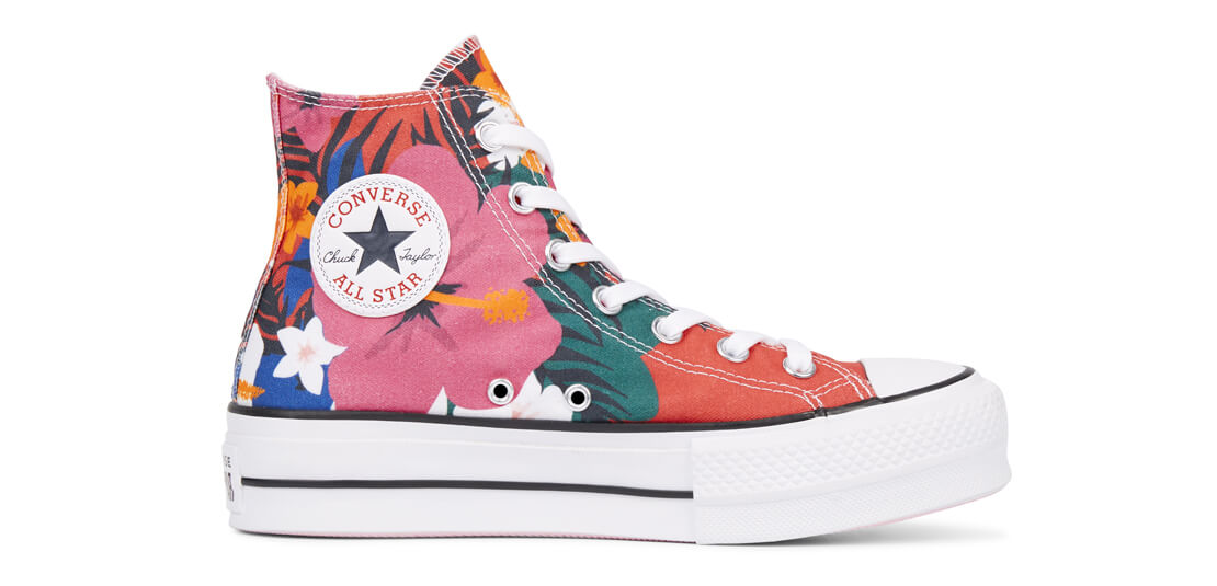 Converse Chuck Taylor All Star Paradise Prints Lift High Top Converse Chuck Taylor All Star Paradise Prints Lift High Top