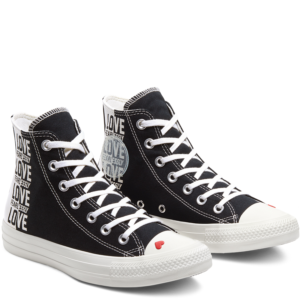 Converse love fearlessly chuck taylor all star high top