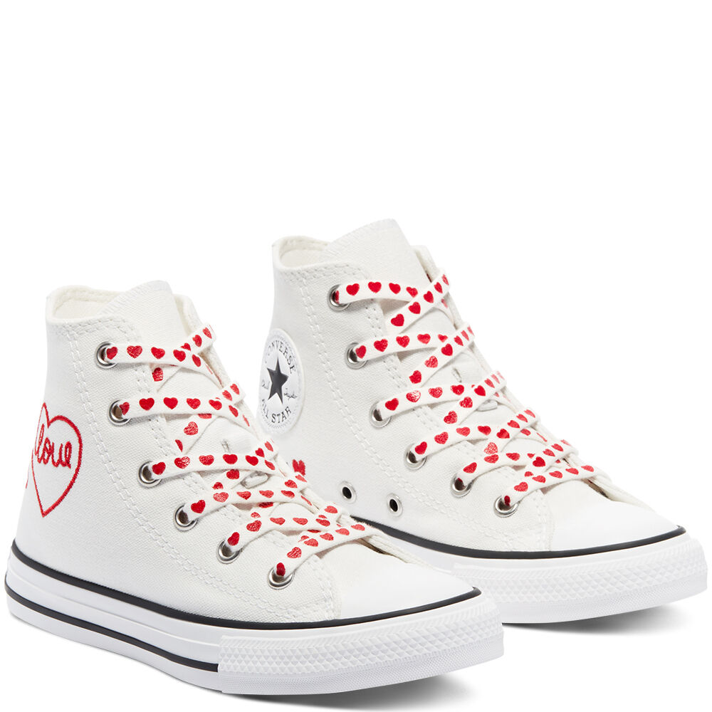 Converse San Valentin Chuck 70 High Top Blancas