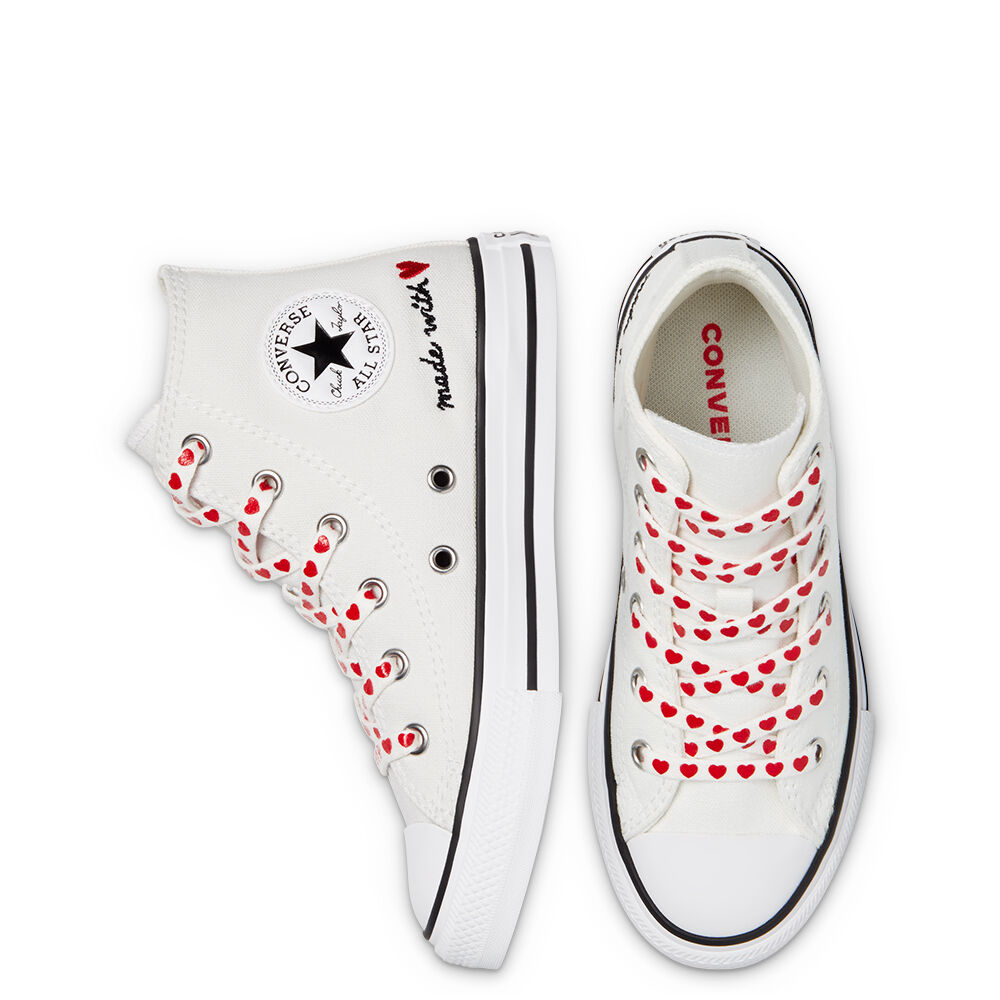 Converse San Valentin Chuck 70 High Top Blancas