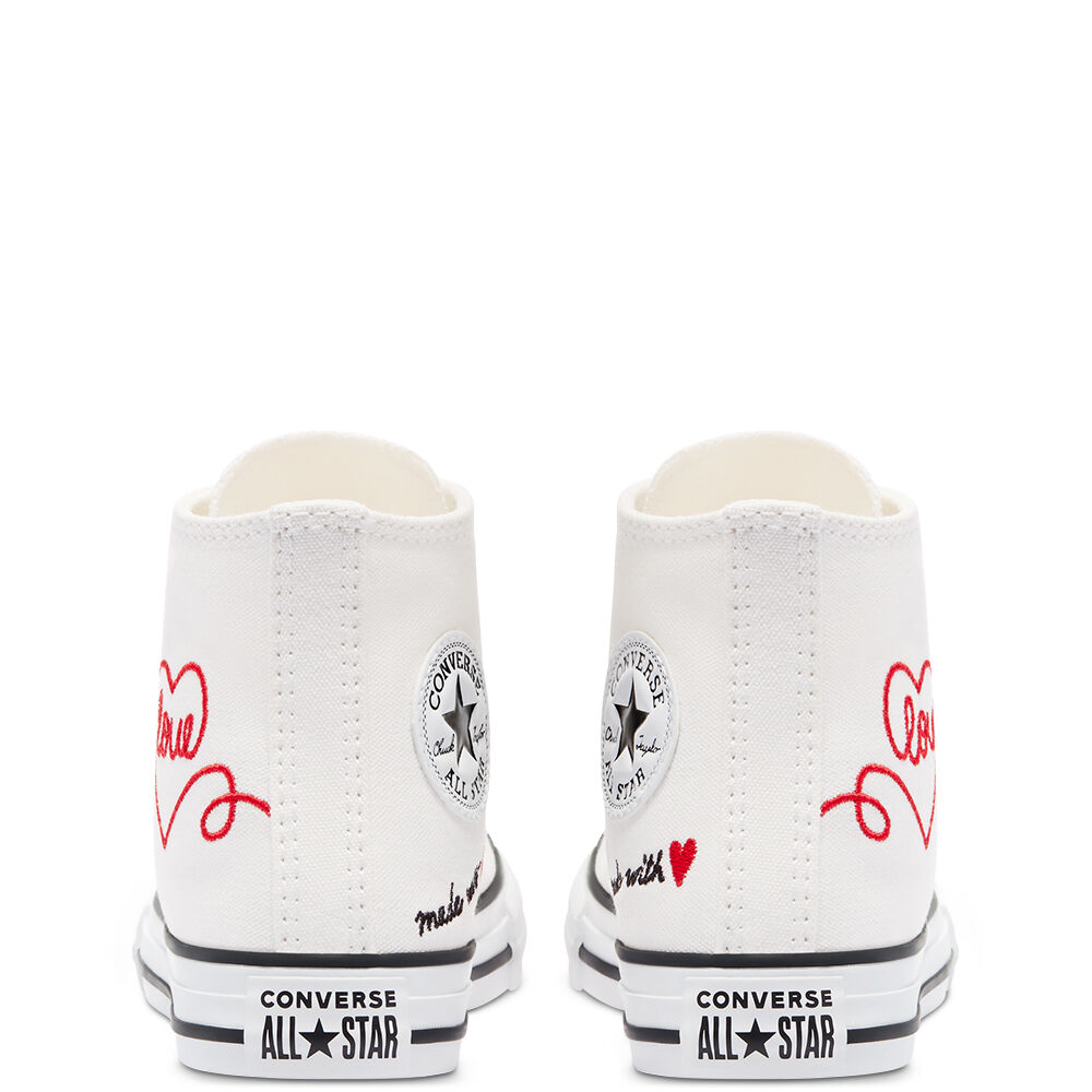 Converse San Valentin Chuck 70 High Top Blancas