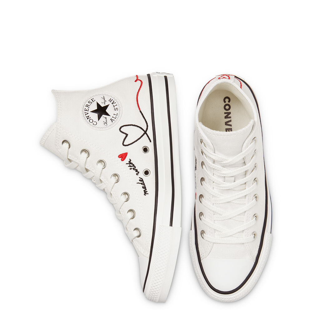 Converse San Valentin Chuck 70 High Top Blanco