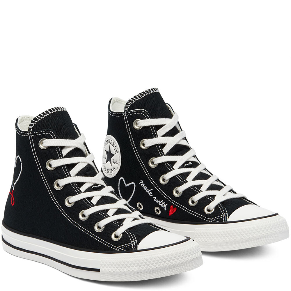 Converse San Valentin Chuck 70 High Top Negras