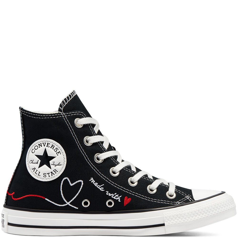 Converse San Valentin Chuck 70 High Top Negras