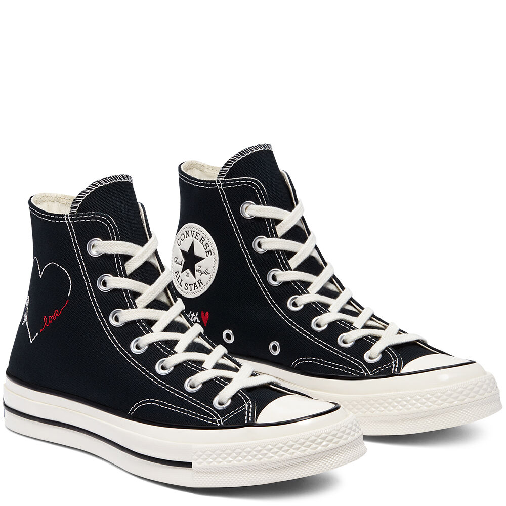 Converse San Valentin Chuck 70 High Top Negro