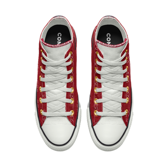 Converse rojas y blancas outlet