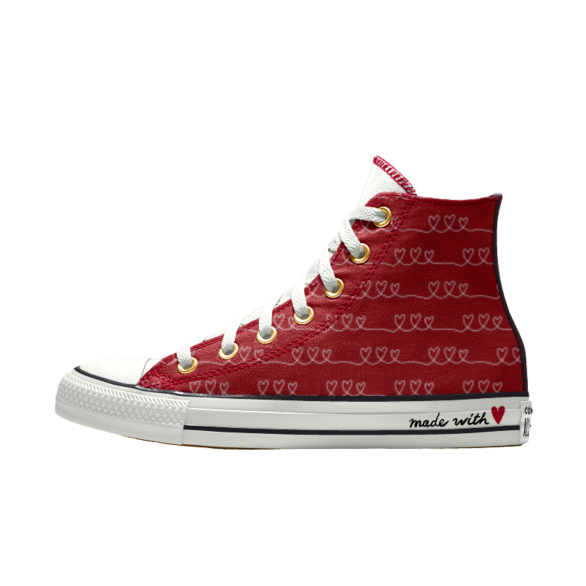 Converse San Valentin Coustom Chuck Taylor All Star High Top Rojo