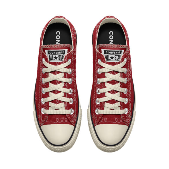 Converse San Valentin Coustom Chuck Taylor All Star Low Top Rojo