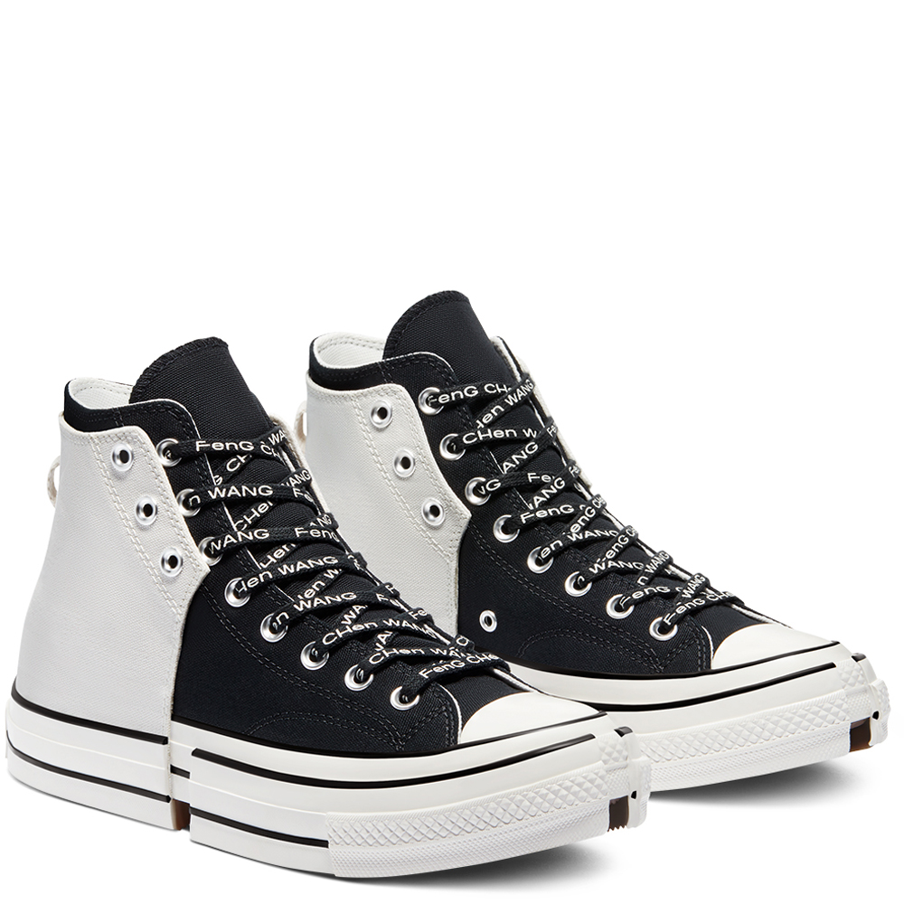 escucho música café filósofo 🥇 CONVERSE REIMAGINA SUS CHUCK 70 CON FENG CHEN WANG Y DOS CAPAS BICOLOR  PARA ARMAR UNA SOLA SILUETA zapatillasysneakers.com