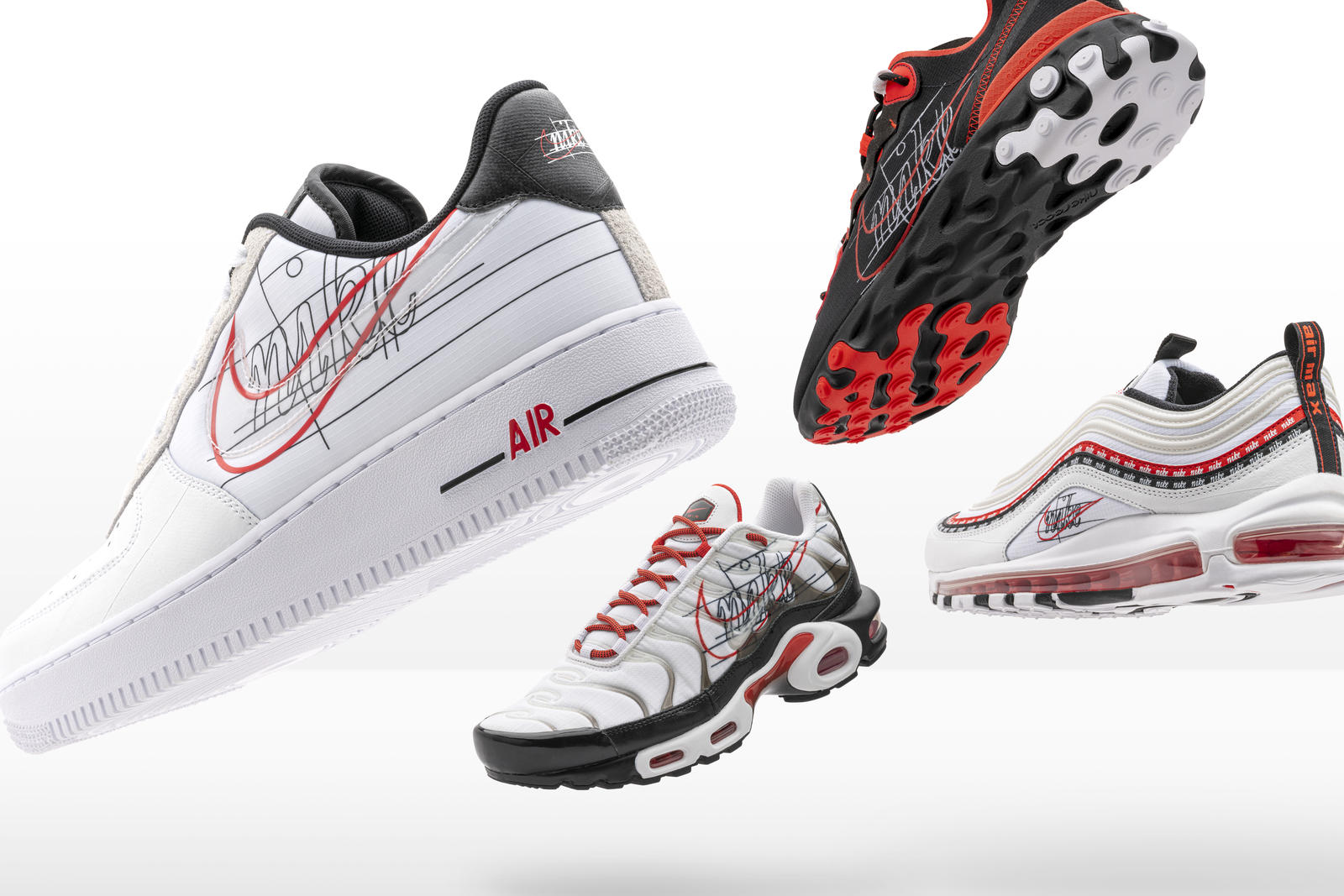 motivo Compositor más 🥇NIKE “The Evolution of the Swoosh” 2019| hombre-niño| ZAPATILLAS Y  SNEAKERS