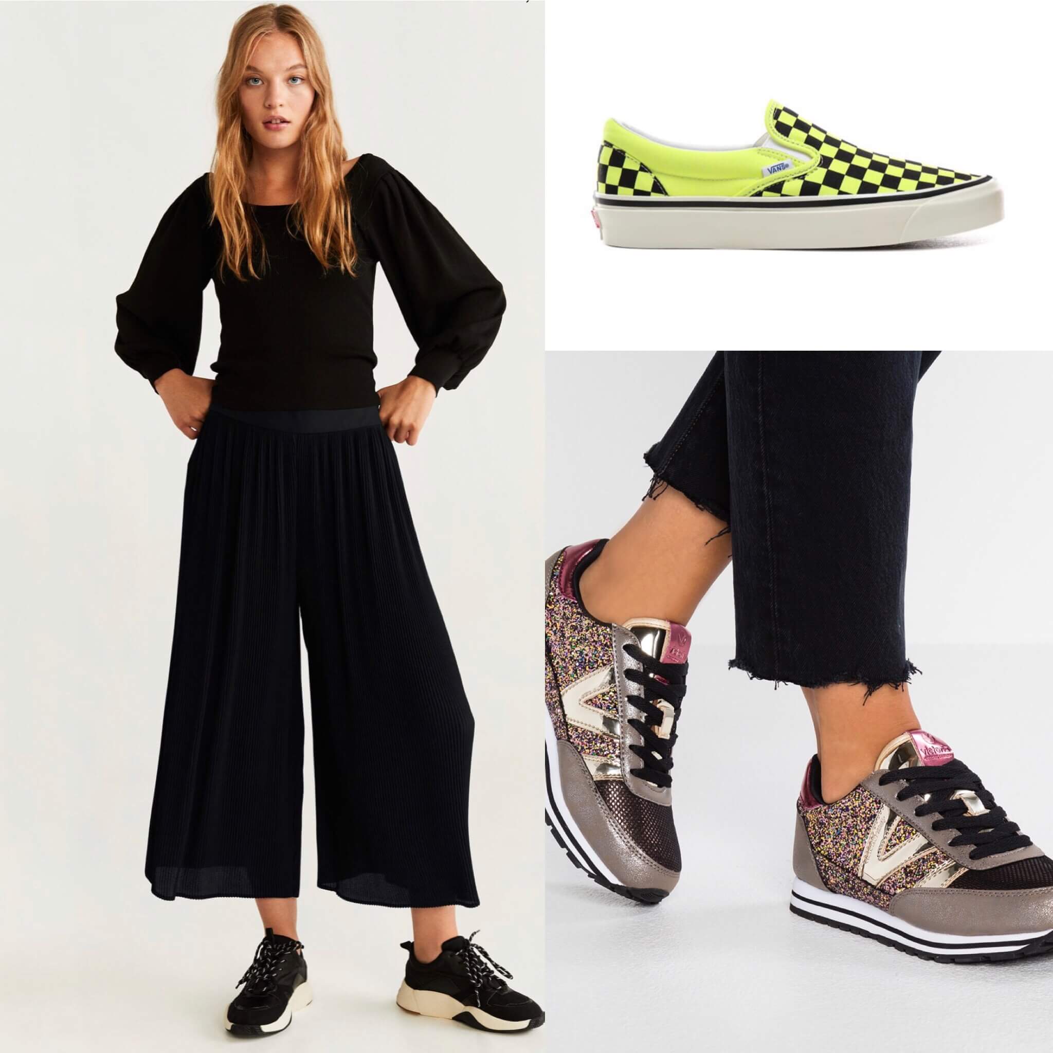 🥇Cómo combinar ZAPATILLAS a los pantalones de CULOTTE zapatillasysneakers.com