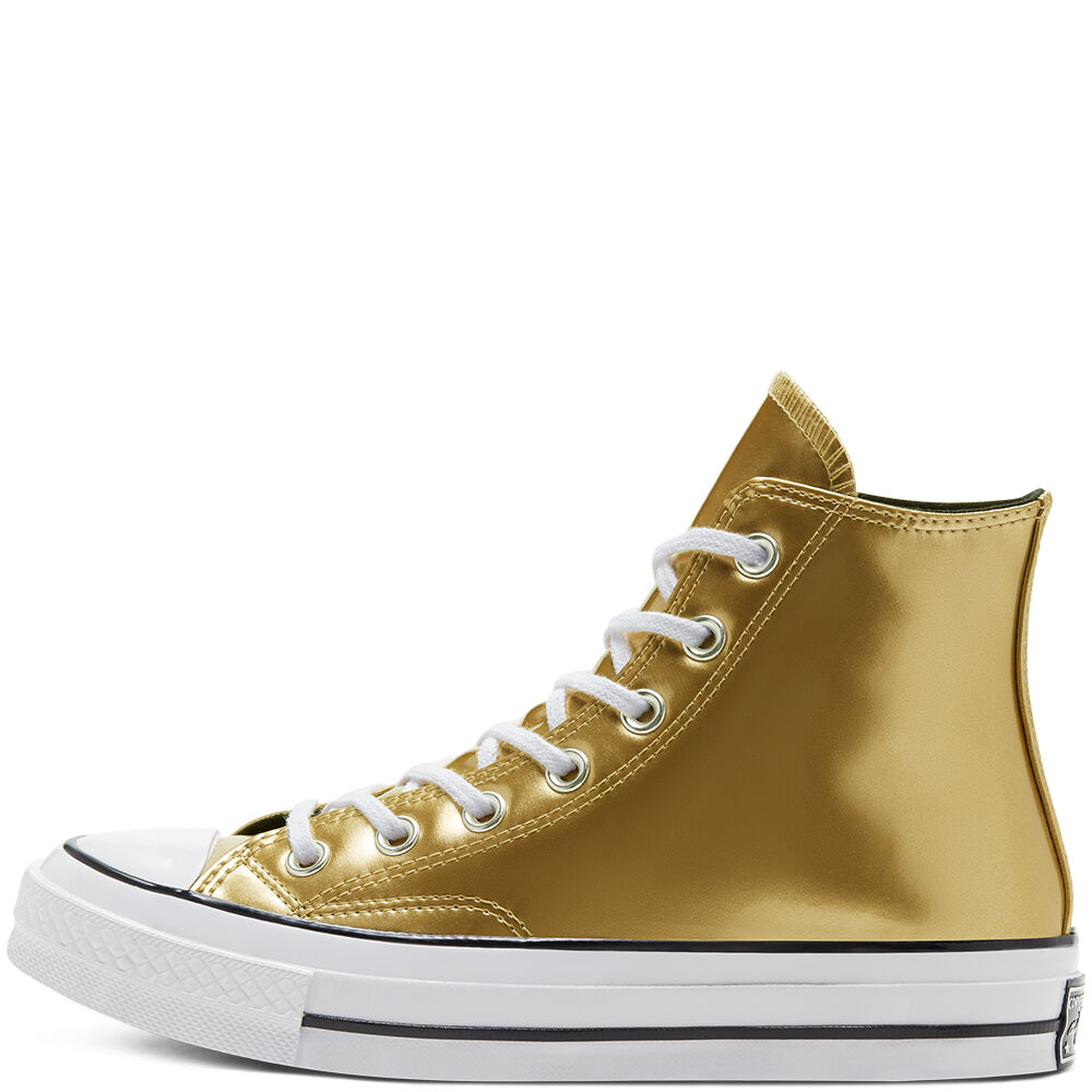 Industrial Glam Chuck 70 High Top Doradas