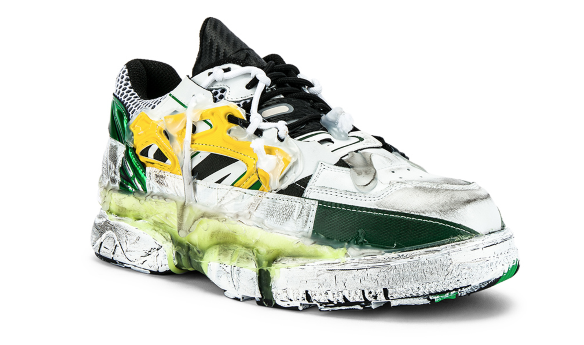 Maiso Margiela Green Fusion Low Top Maiso Margiela Green Fusion Low Top