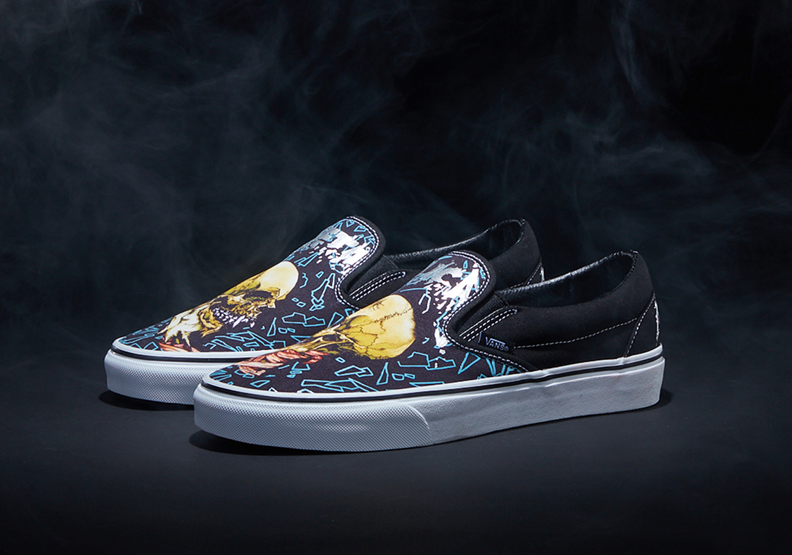 Metallica Vans Aniversario The Black Album Slip on