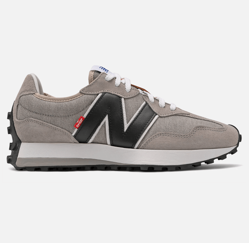 Zapatillas New Balance 327 x Levis color azul y gris