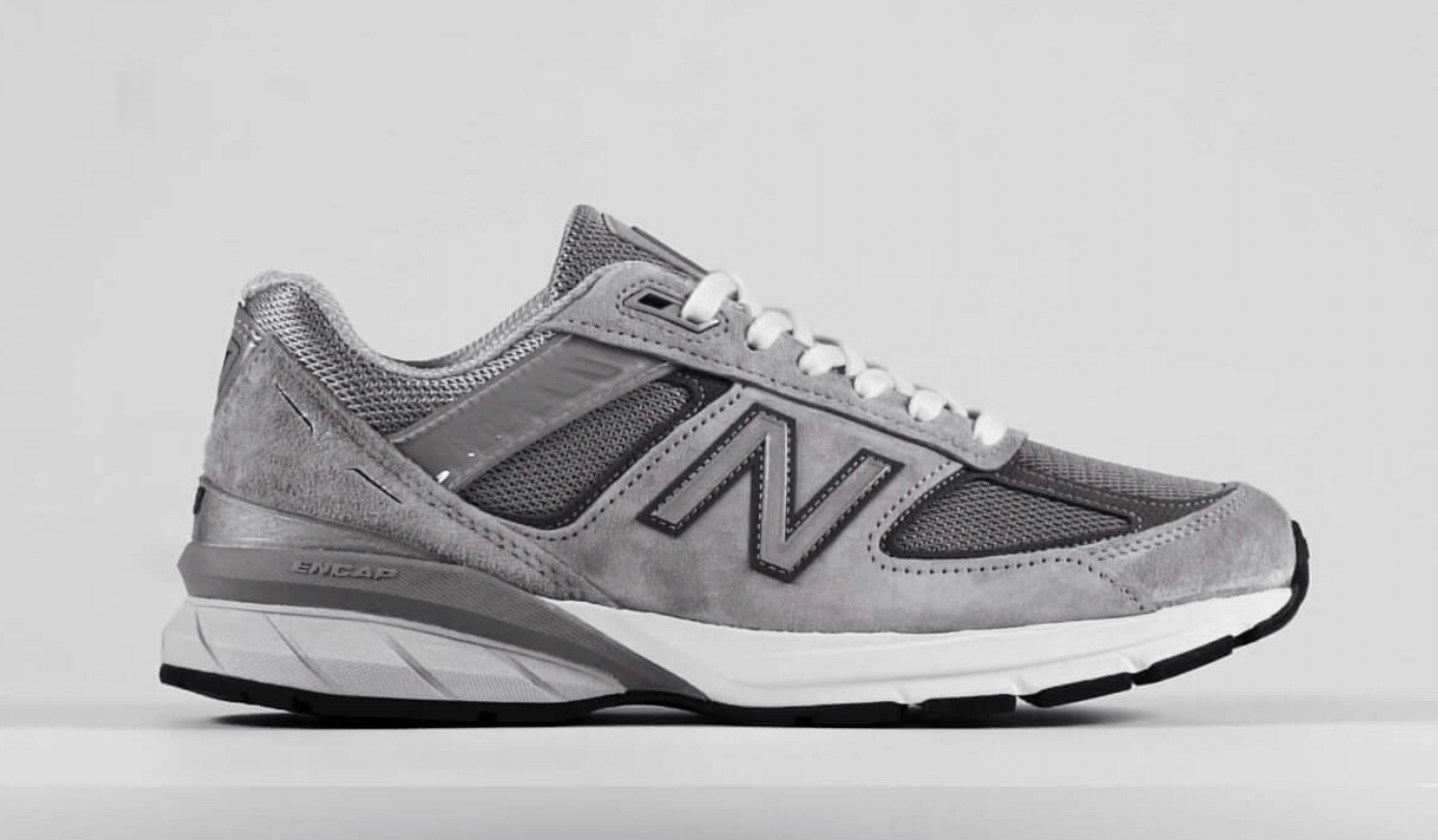 🥇 NEW BALANCE 'Made in US 990v5' [[color GRIS]] TOP TOP ... طريقة التفريش