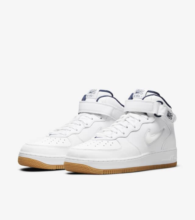 🥇 Air Force 1 Mid Jewel NYC Cool Grey y Midnigh Navy |  zapatillasysneakers.com